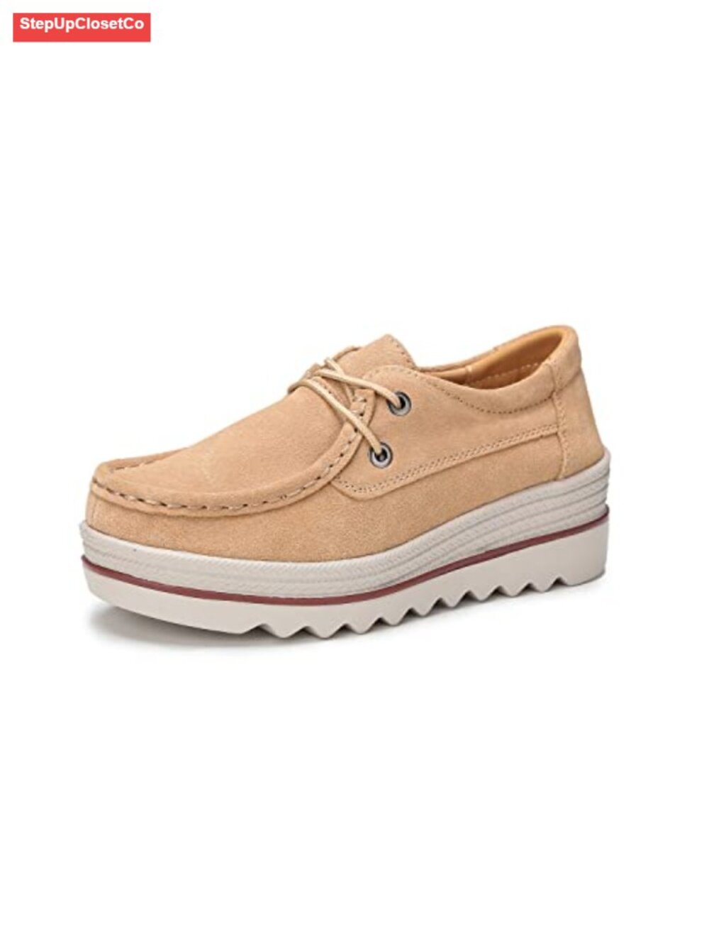 Womens Slip on Loafers Comfortable Thick Soft Platform Shoes Business Casual